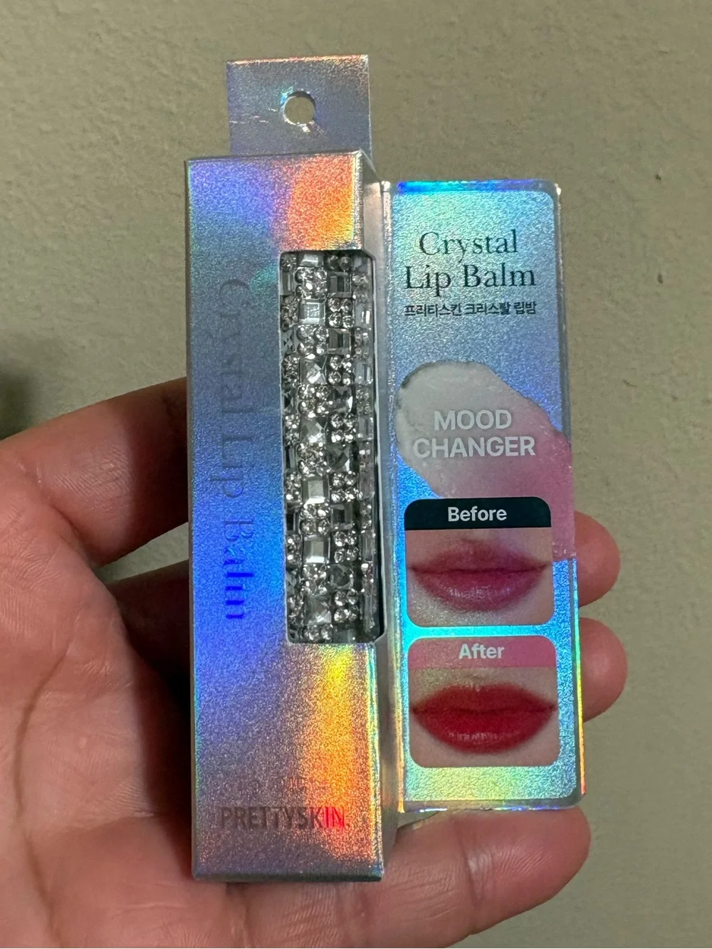 Crystal Lip Balm - Silver Mood Changer Brand New Factory Sealed. Never Opened